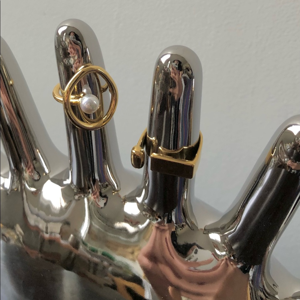 Attraction Geometric Open Lock Ring - image 2